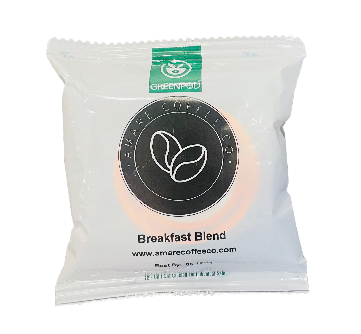 Breakfast Blend Compostable Pods Amare Coffee 