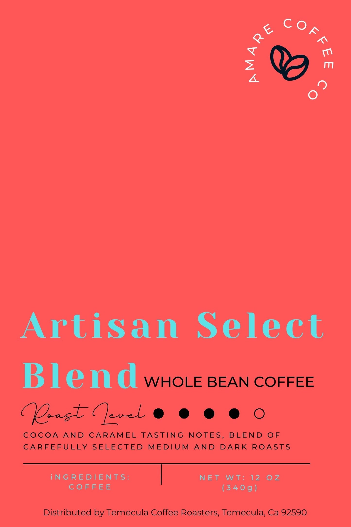 Artisan Select Blend Amare Coffee 