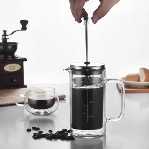 Double wall french press.  Best french press.  How to make french press coffee.